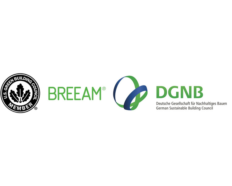 gf bfs jrg sanipex mt and logos green building certification